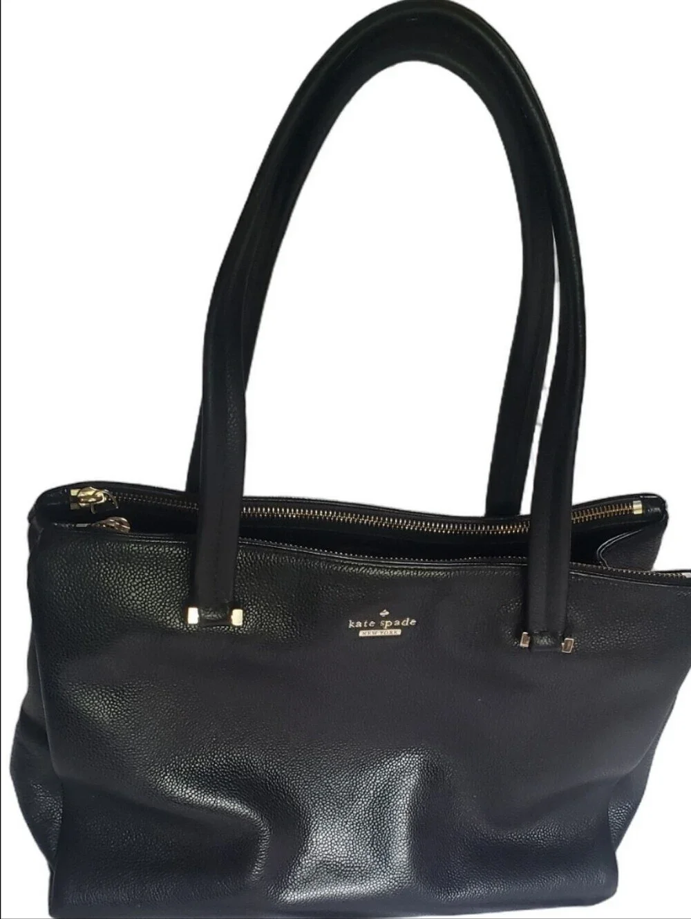 Kate Spade DASHA Emerson Black Pebble Leather Shoulder Bag EUC